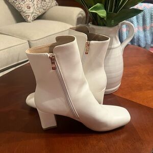 White booties